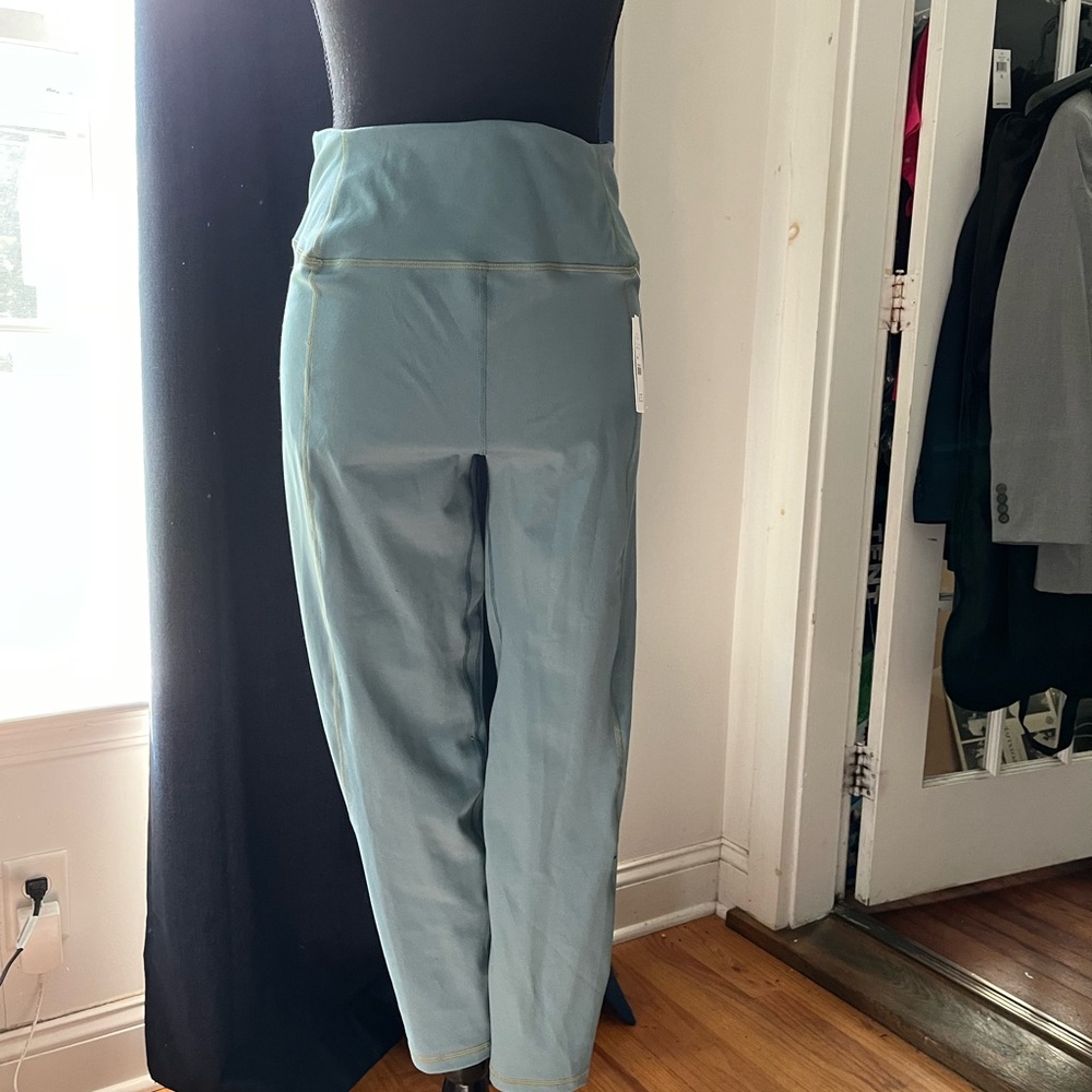 J.Crew activewear new with tags a little darker than seafoam green hidden pocket